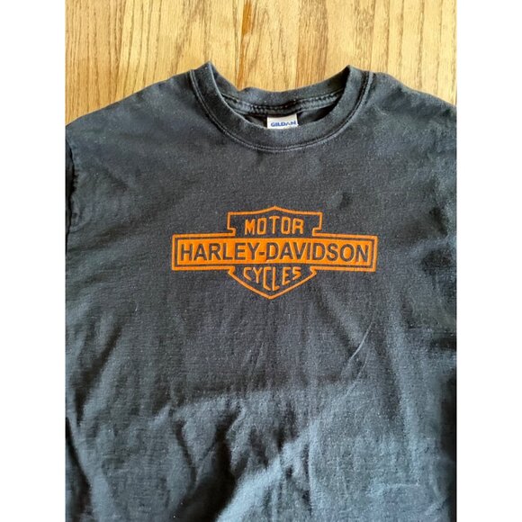 Gildan Harley-Davidson Motor Cycles Graphic T-Shirt Adult L Black - Picture 6 of 6